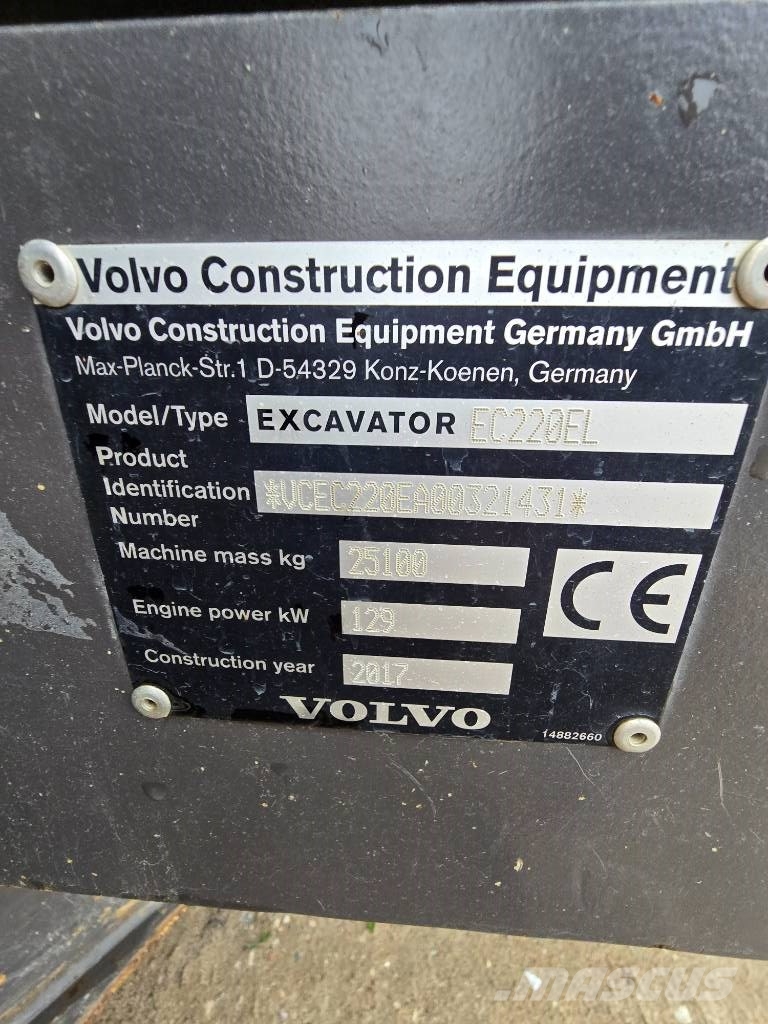 Volvo EC 220 E Rupsgraafmachines