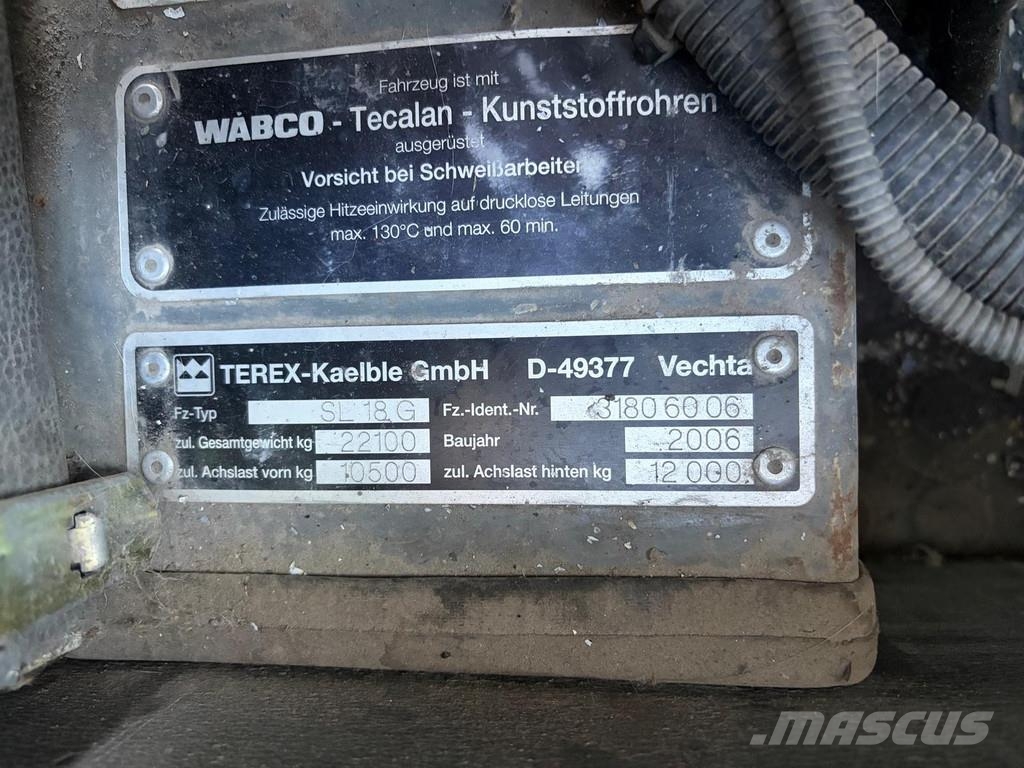 Terex SL 18G Wheelloader - CE - Airco - 22.1T - Good Con Rataslaadurid