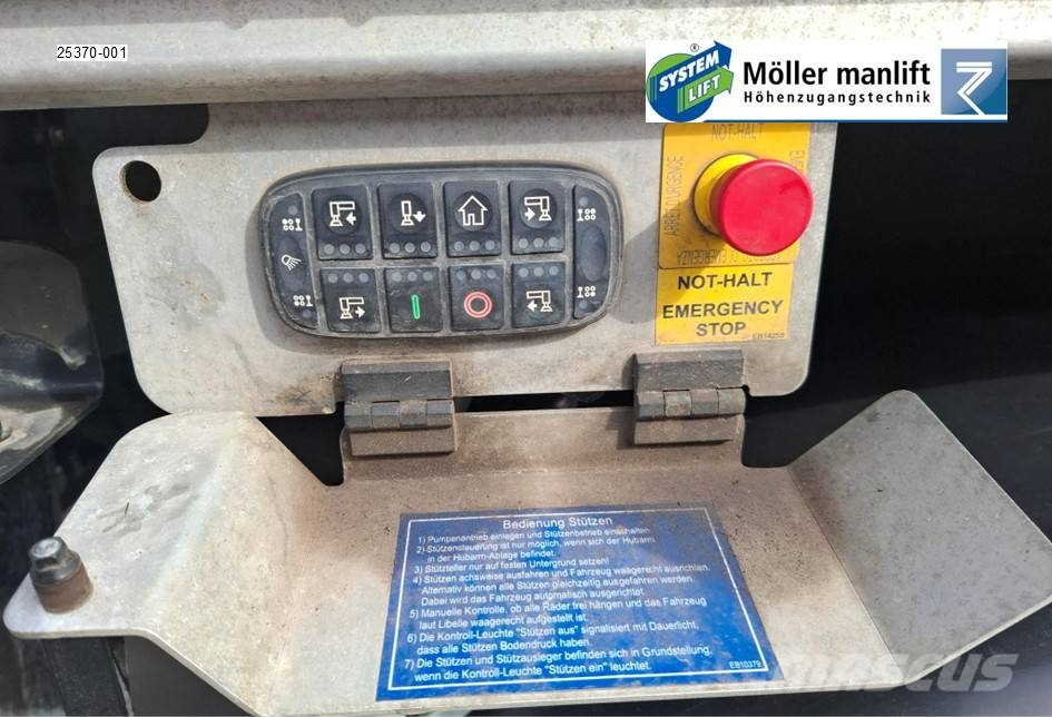 Palfinger P370KS Plataformas sobre camión