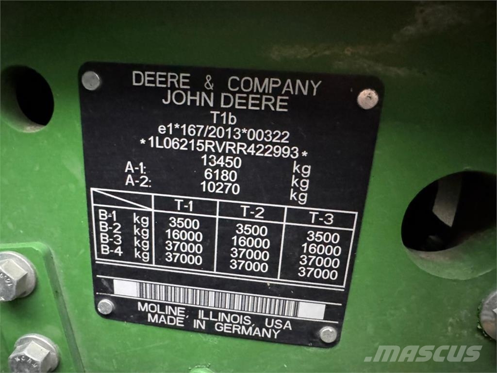 John Deere 6R 215 Трактора