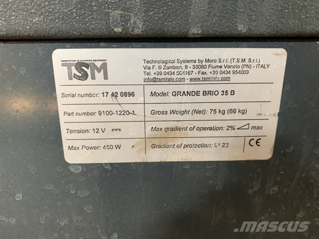 TSM Grande Brio 35 B Secadoras chão industriais