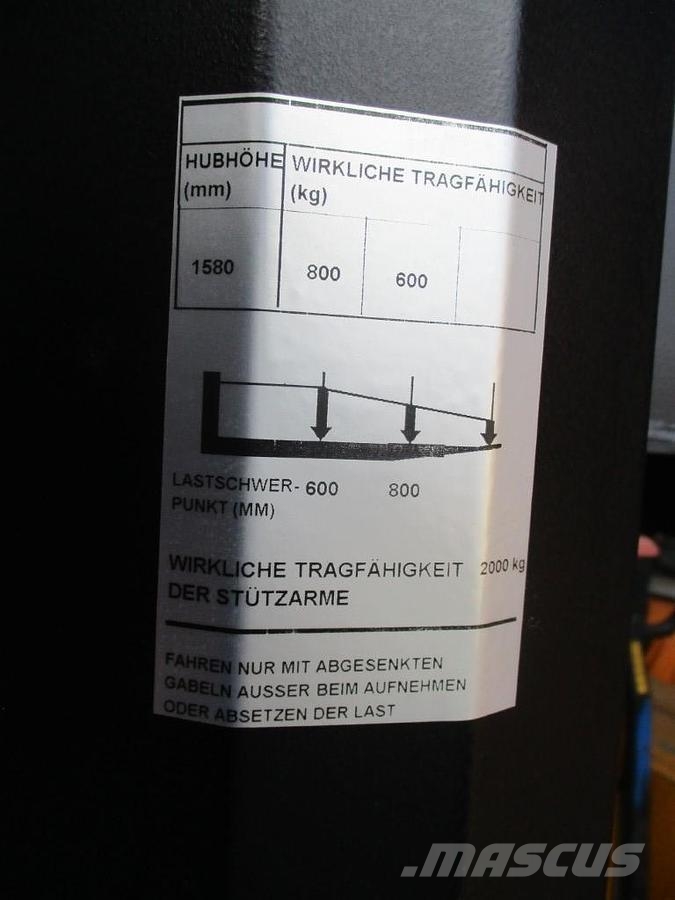 BT SWE 080L Transpaleta manuala