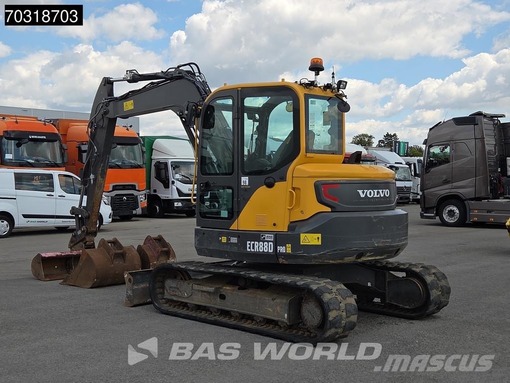 Volvo ECR88 D A/C - 3 Buckets حفارات صغيرة أقل من 7 طن (حفارات صغيرة)