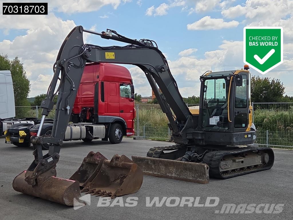 Volvo ECR88 D A/C - 3 Buckets حفارات صغيرة أقل من 7 طن (حفارات صغيرة)