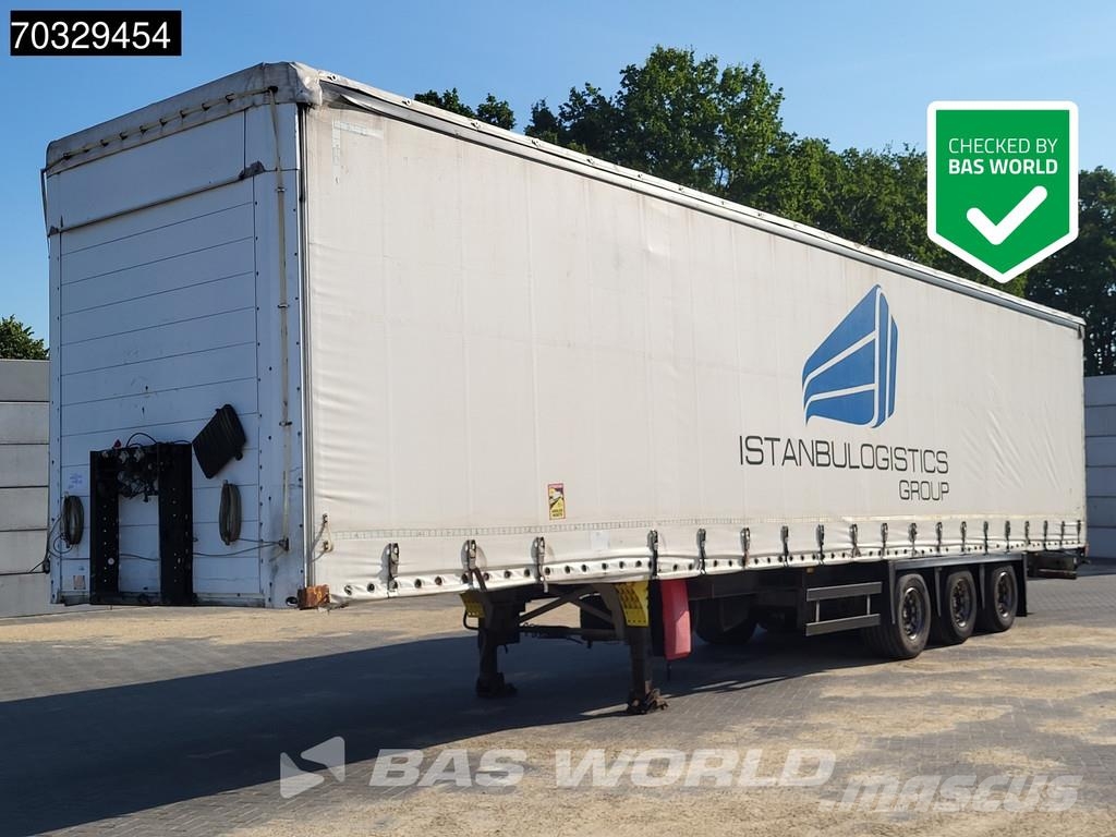 Schmitz Cargobull S3 3 axles Mega Lift+Sliding Roof Tents puspiekabes