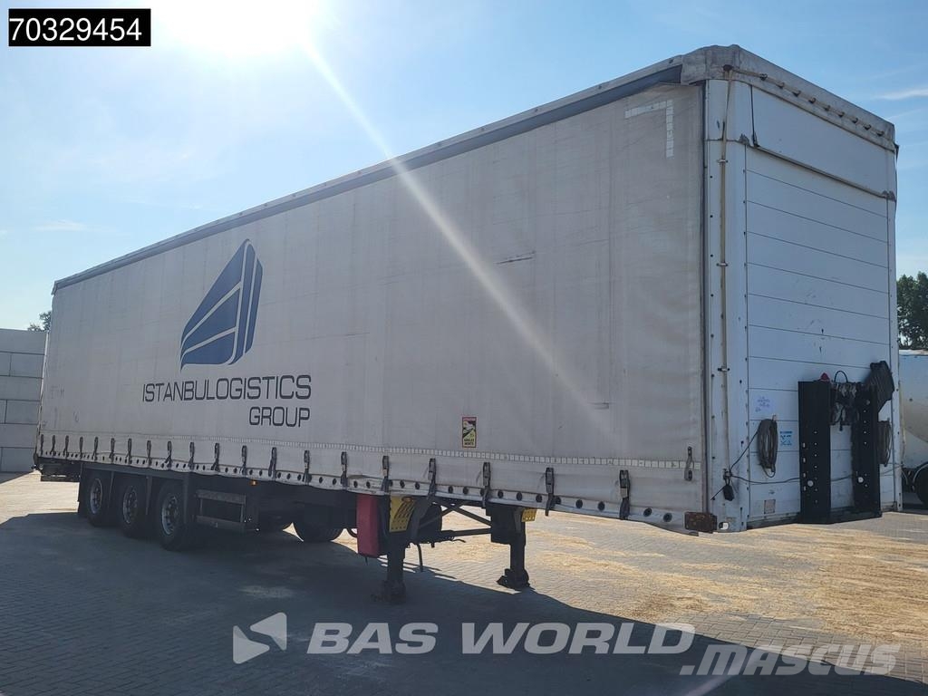 Schmitz Cargobull S3 3 axles Mega Lift+Sliding Roof Tents puspiekabes