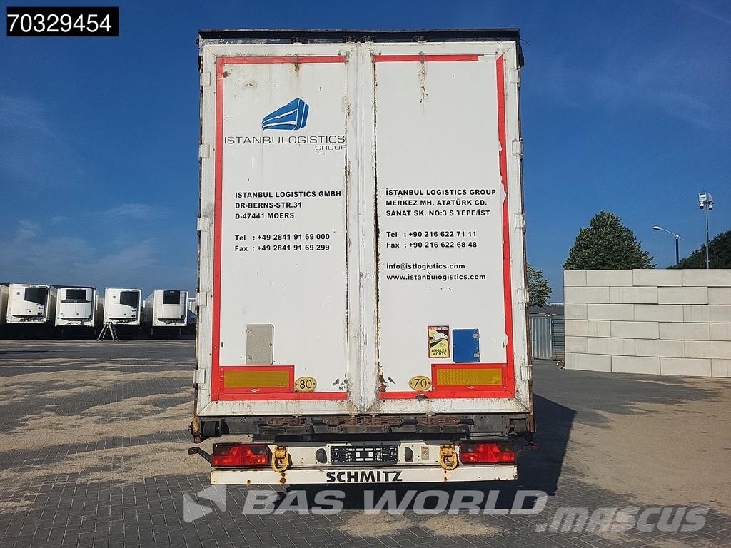 Schmitz Cargobull S3 3 axles Mega Lift+Sliding Roof Tents puspiekabes