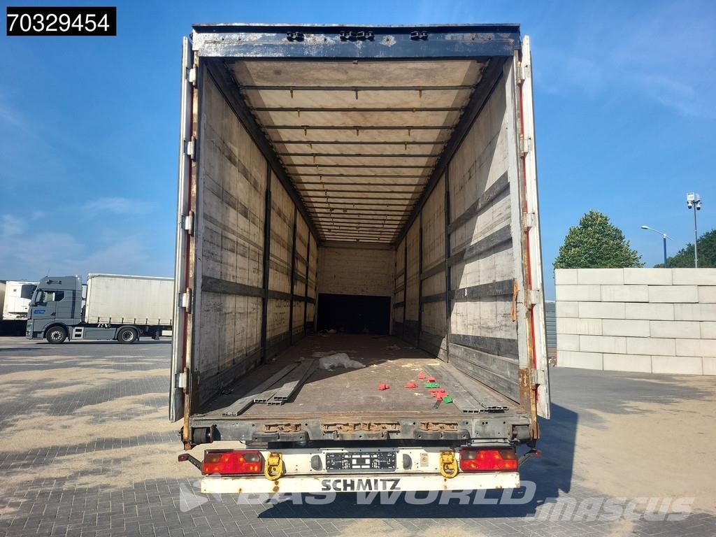 Schmitz Cargobull S3 3 axles Mega Lift+Sliding Roof Tents puspiekabes
