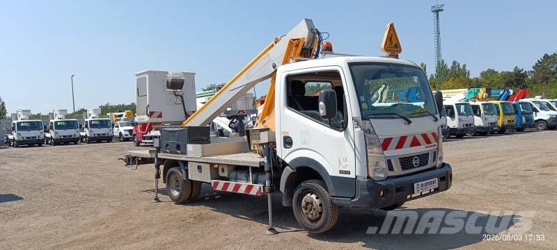 Nissan Cabstar Multitel 160 ALU DS - 16m المنصات الهوائية المثبتة على شاحنة