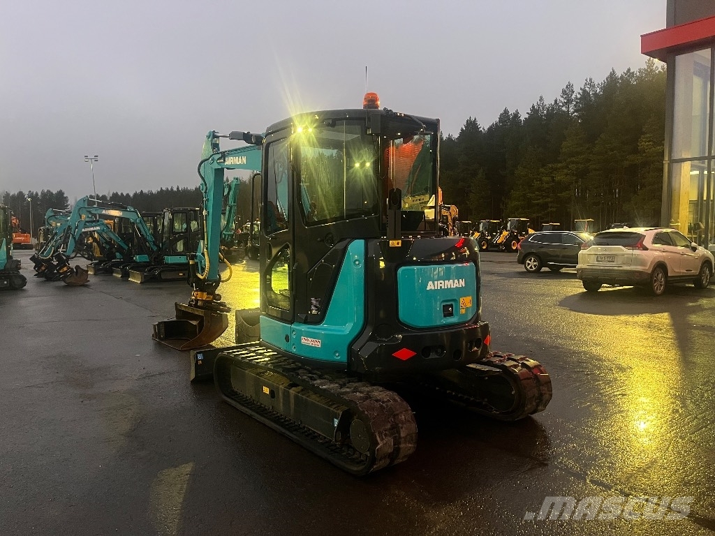 Airman AX 55 / Engcon, 3 Kauhaa, Rasvari, Stage V Mini excavadoras < 7t