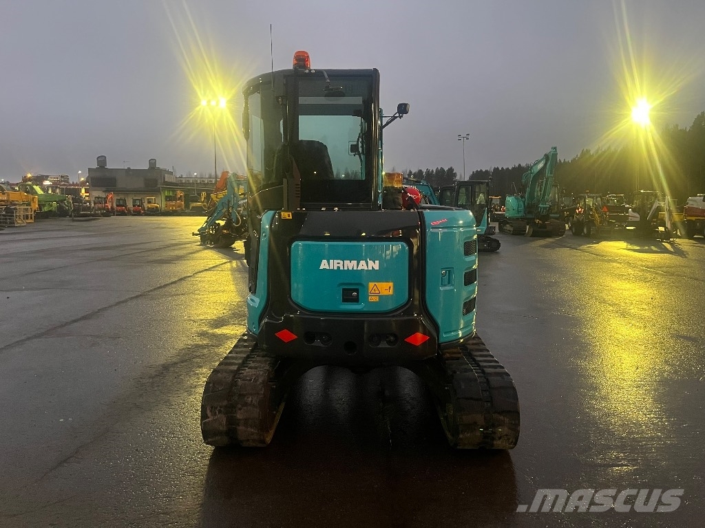 Airman AX 55 / Engcon, 3 Kauhaa, Rasvari, Stage V Mini excavadoras < 7t