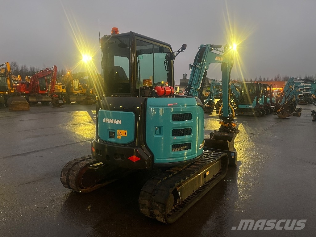 Airman AX 55 / Engcon, 3 Kauhaa, Rasvari, Stage V Mini excavadoras < 7t