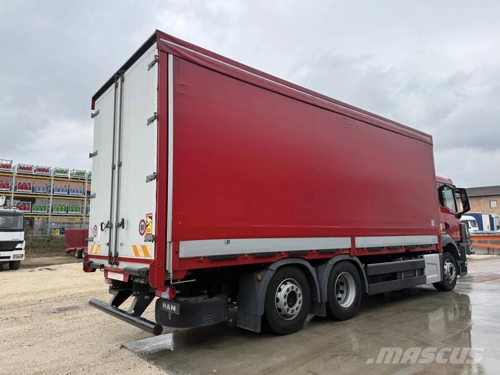 MAN 26.430TGS Pritsche 7.40m mit Plane Euro6 カーテンサイダートラック