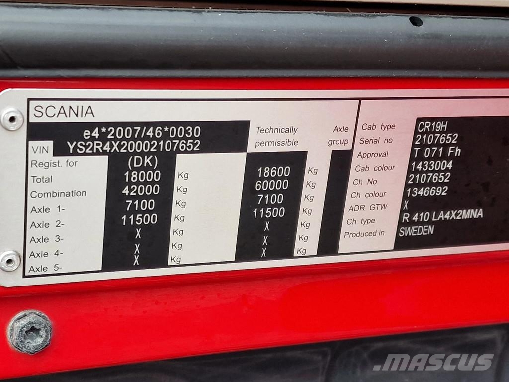 Scania R410 Highline 4x2 - Retarder - Euro 6 - Low KM - N وحدات الجر