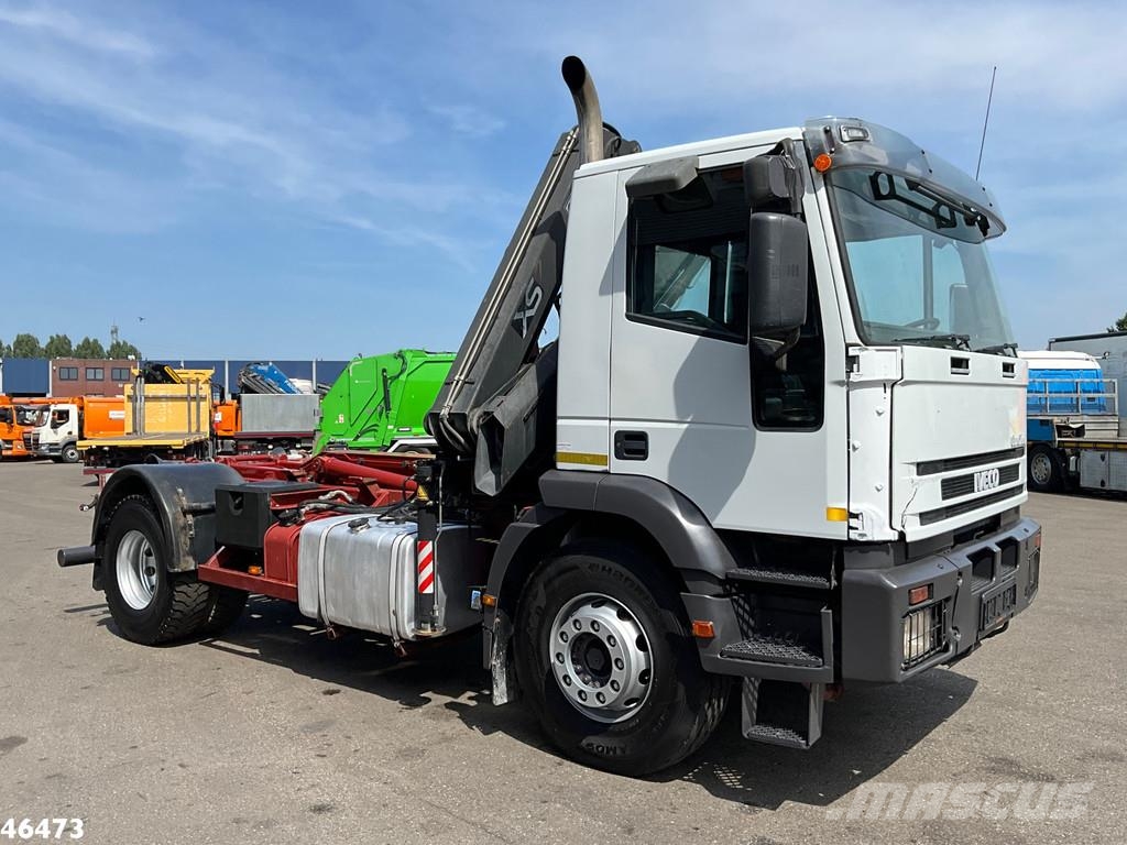 Iveco Eurotech 190E35 Manual Full Steel Hiab 12 Tonmeter Camiones polibrazo