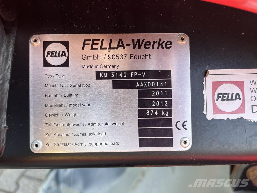 Fella KM 3140-FP-V Päältäajettavat ruohonleikkurit