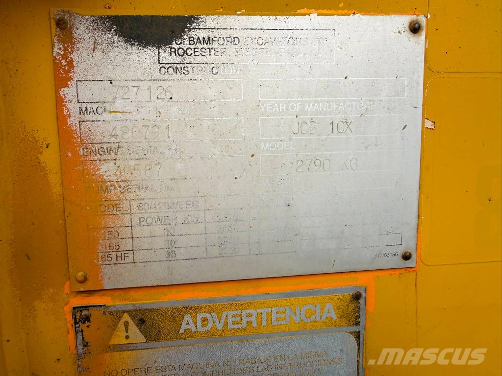 JCB 1 CX Міні-навантажувачі
