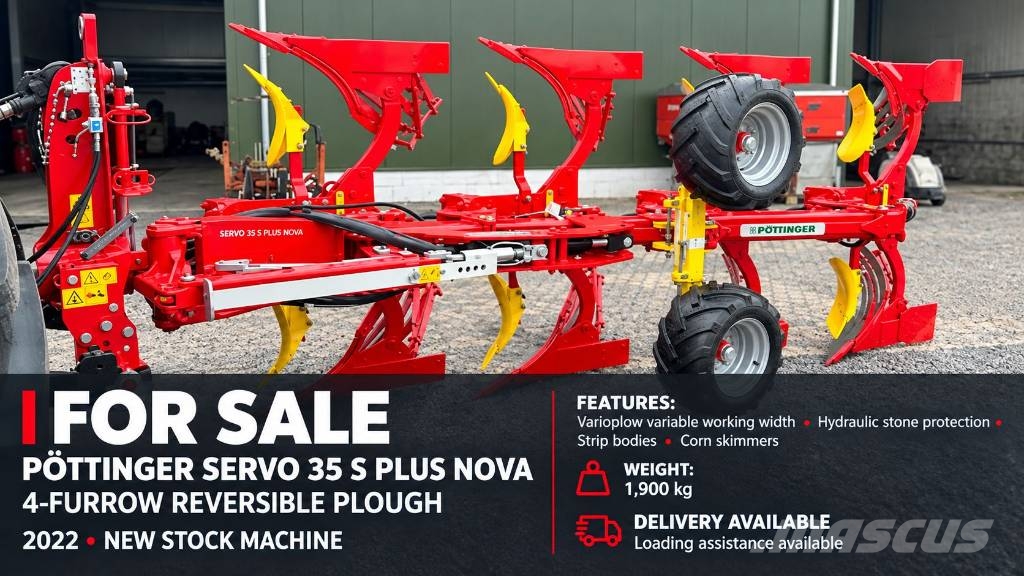 Pöttinger Servo 35 S Nova Plus Aratri reversibili