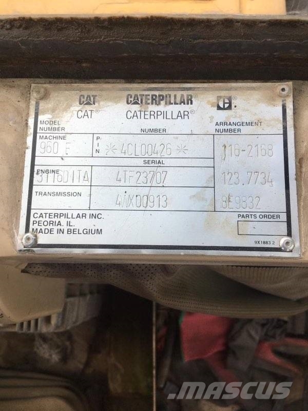 CAT 960 F Фронтальні навантажувачі
