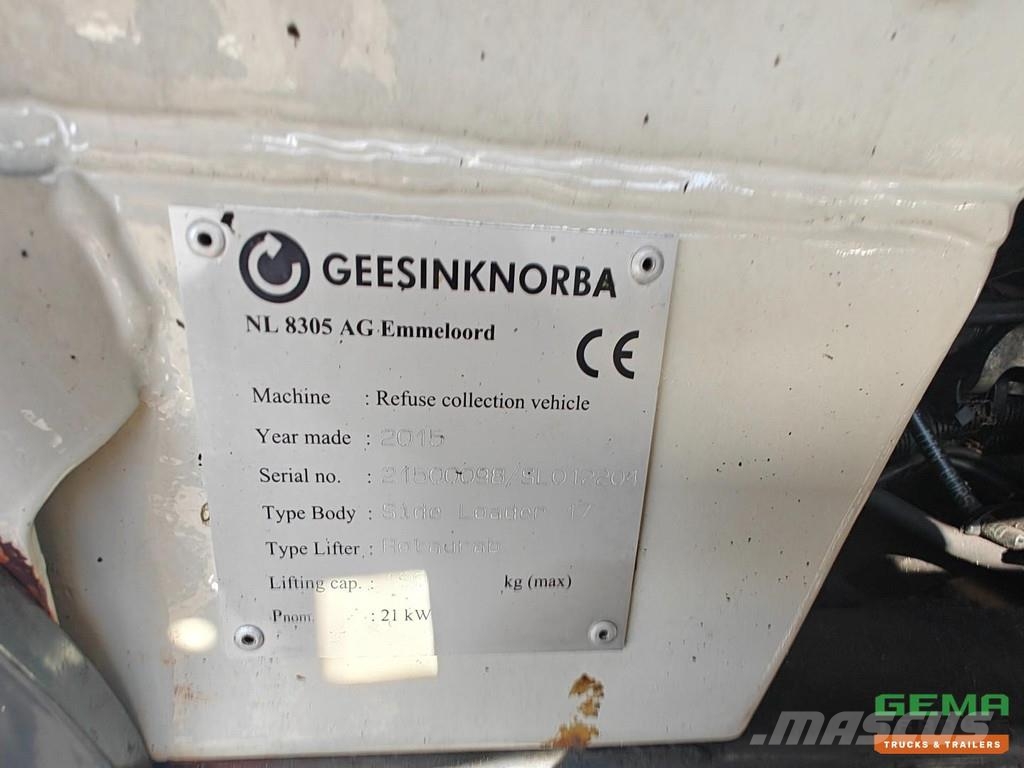 Volvo FE 250 4x2 Day Cab Euro 6B - GeesinkNorba Side Loa Camiones de basura