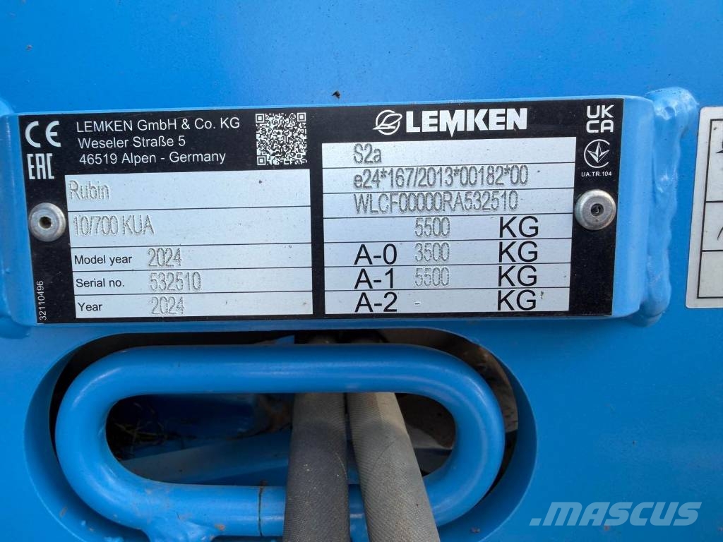 Lemken Rubin 10 Tanierové brány