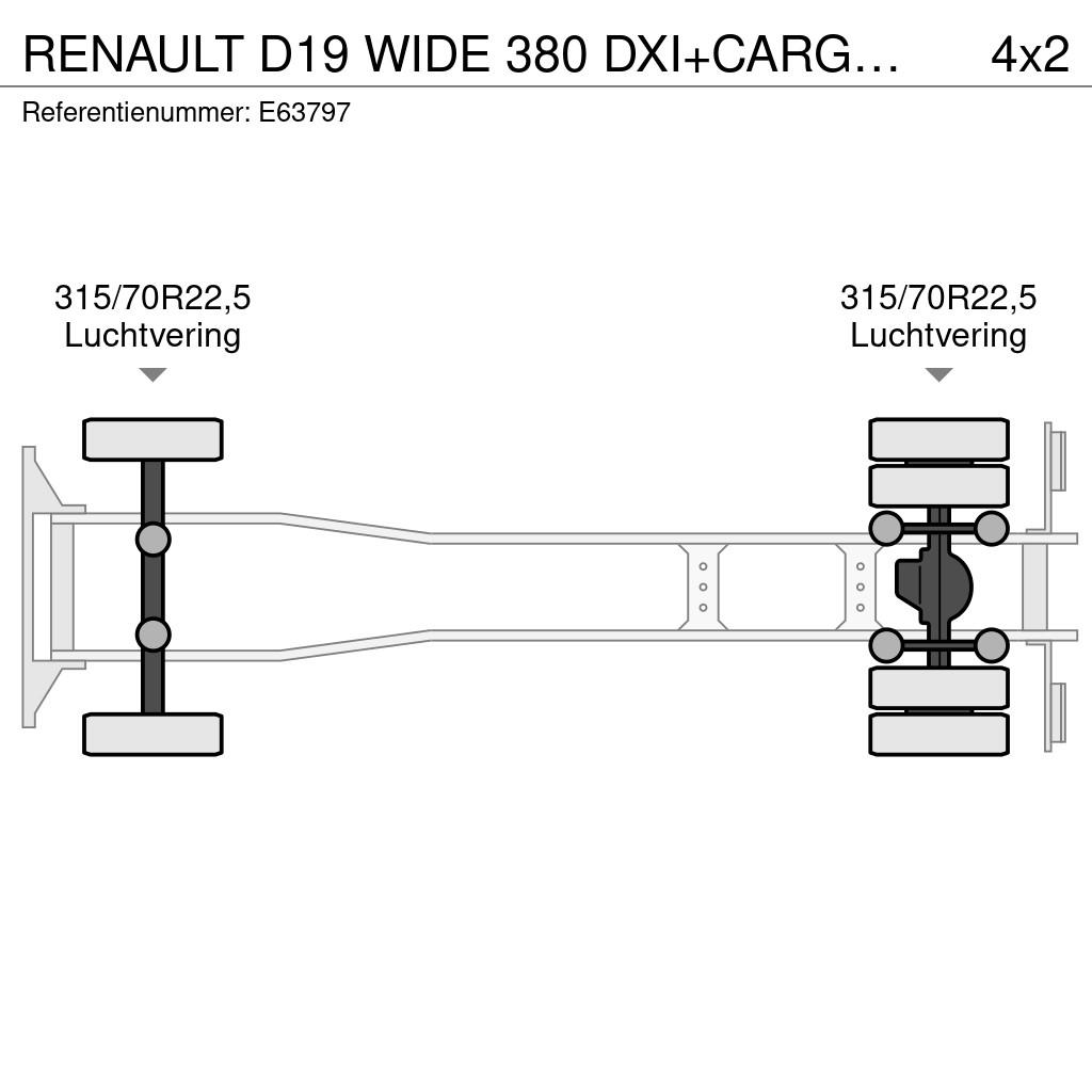 Renault D19 WIDE 380 DXI+CARGOLIFT 1.5 T Camiones desmontables