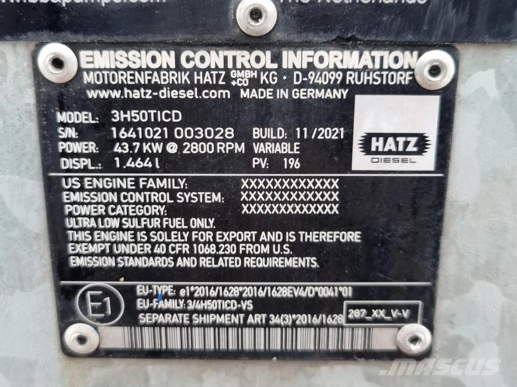 BBA BA150KS D285 with Hatz 3H50TICD Pompa de apa