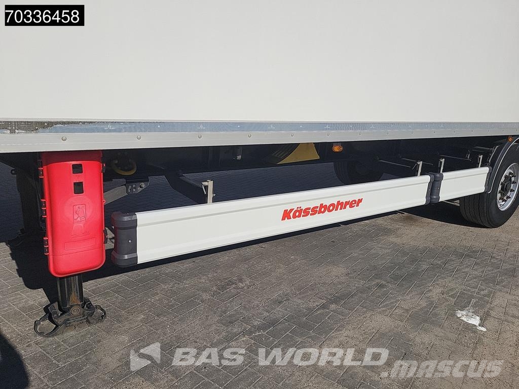 Kässbohrer XJ2 2 axles Tailgate Lift + Steering Axle NL Trail Sanduk poluprikolice