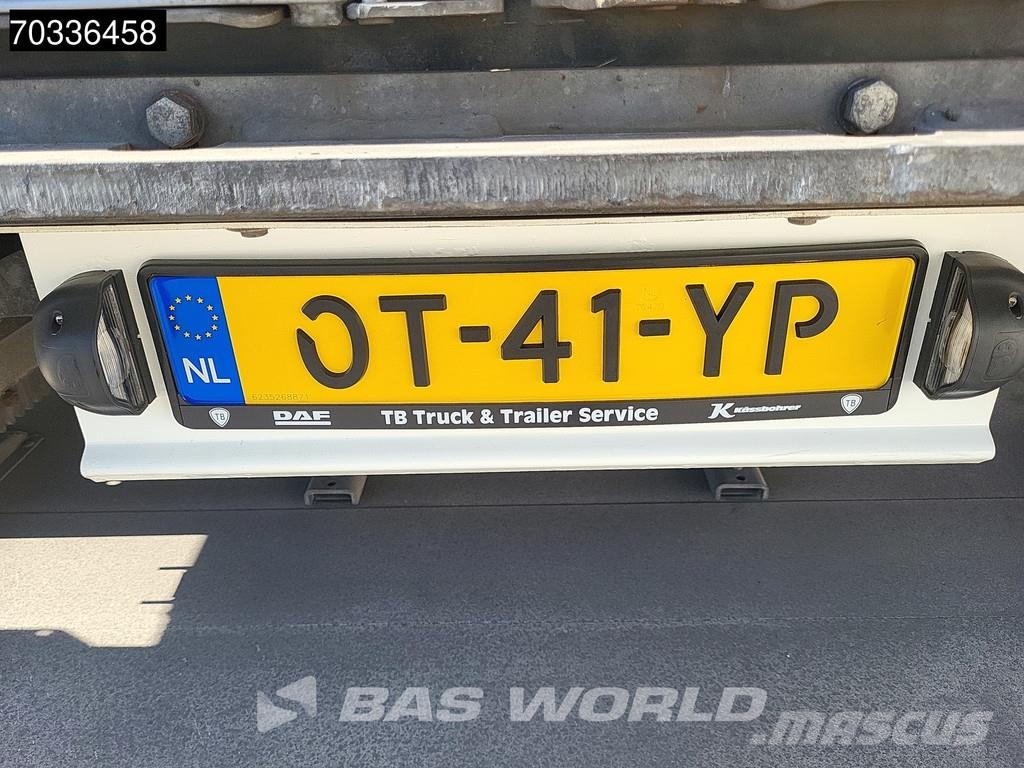 Kässbohrer XJ2 2 axles Tailgate Lift + Steering Axle NL Trail Sanduk poluprikolice