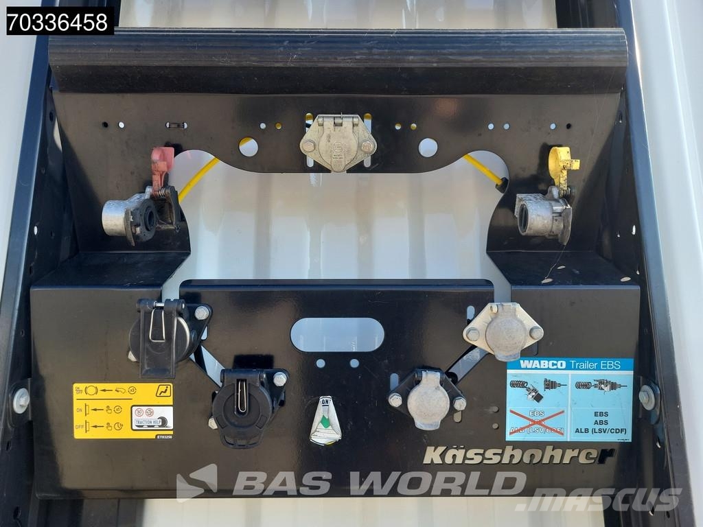 Kässbohrer XJ2 2 axles Tailgate Lift + Steering Axle NL Trail Sanduk poluprikolice