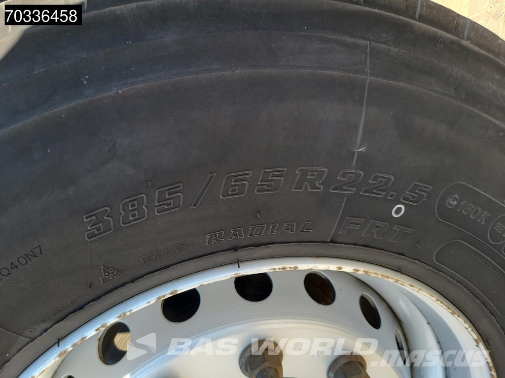 Kässbohrer XJ2 2 axles Tailgate Lift + Steering Axle NL Trail Sanduk poluprikolice
