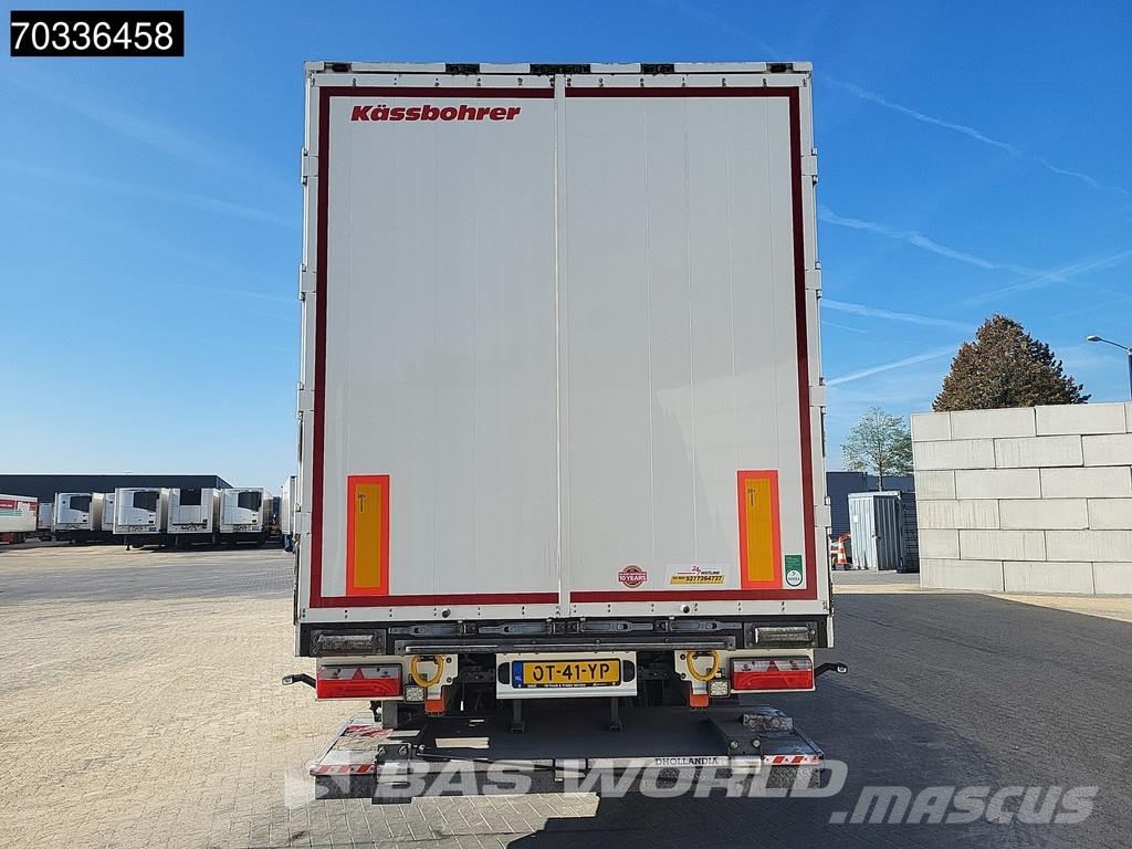 Kässbohrer XJ2 2 axles Tailgate Lift + Steering Axle NL Trail Sanduk poluprikolice