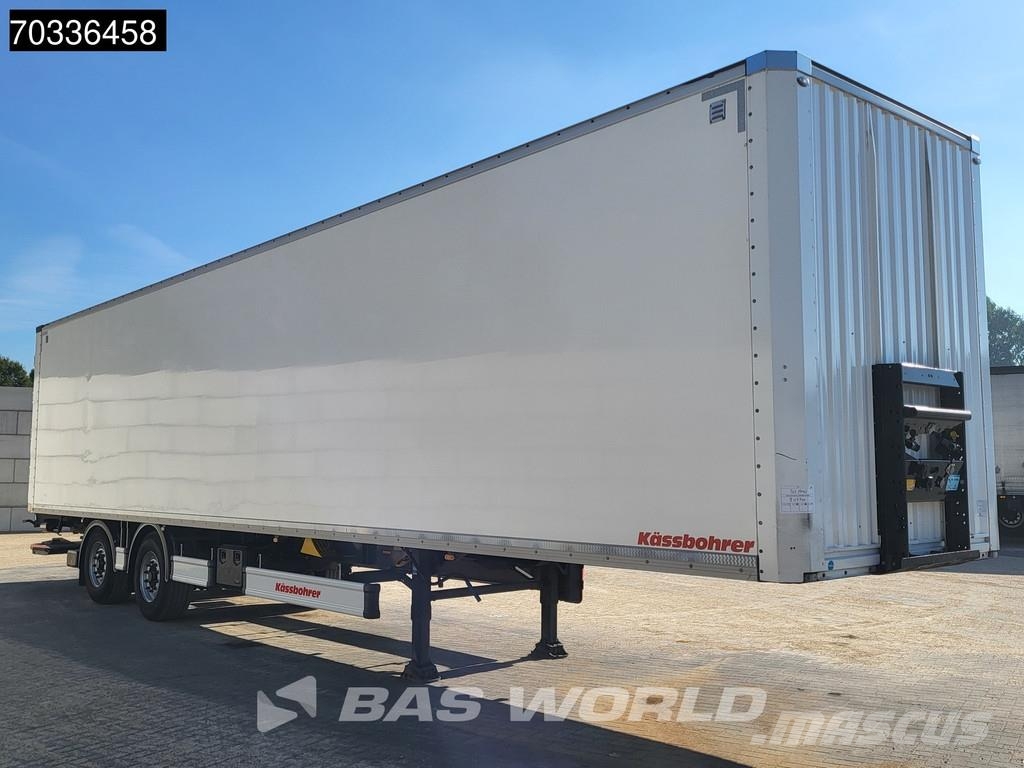 Kässbohrer XJ2 2 axles Tailgate Lift + Steering Axle NL Trail Sanduk poluprikolice