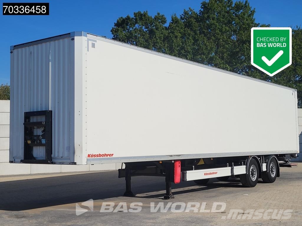 Kässbohrer XJ2 2 axles Tailgate Lift + Steering Axle NL Trail Sanduk poluprikolice