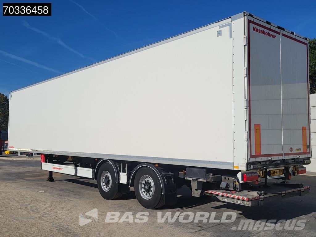 Kässbohrer XJ2 2 axles Tailgate Lift + Steering Axle NL Trail Sanduk poluprikolice