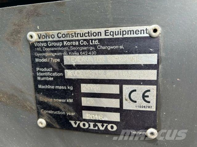 Volvo ECR 235EL Roomikekskavaatorid