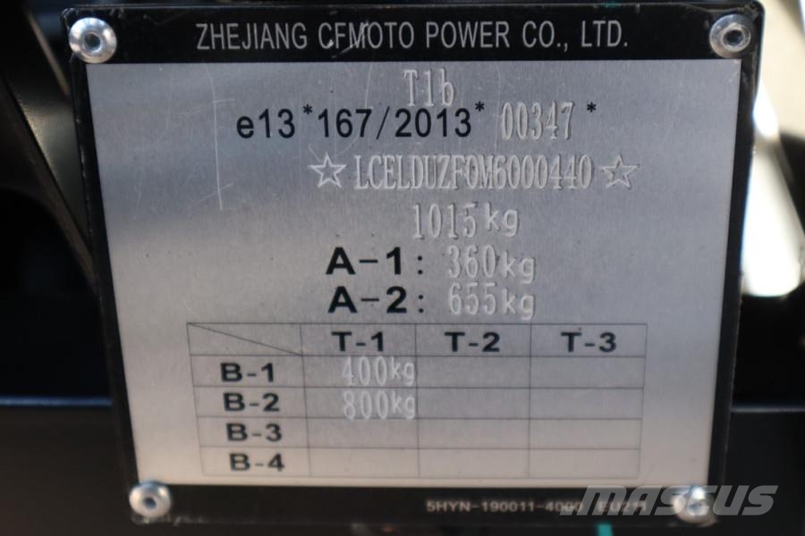 CFMoto UFORCE600 Valid Inspection, *Guarantee! Dutch Regi ATV-k