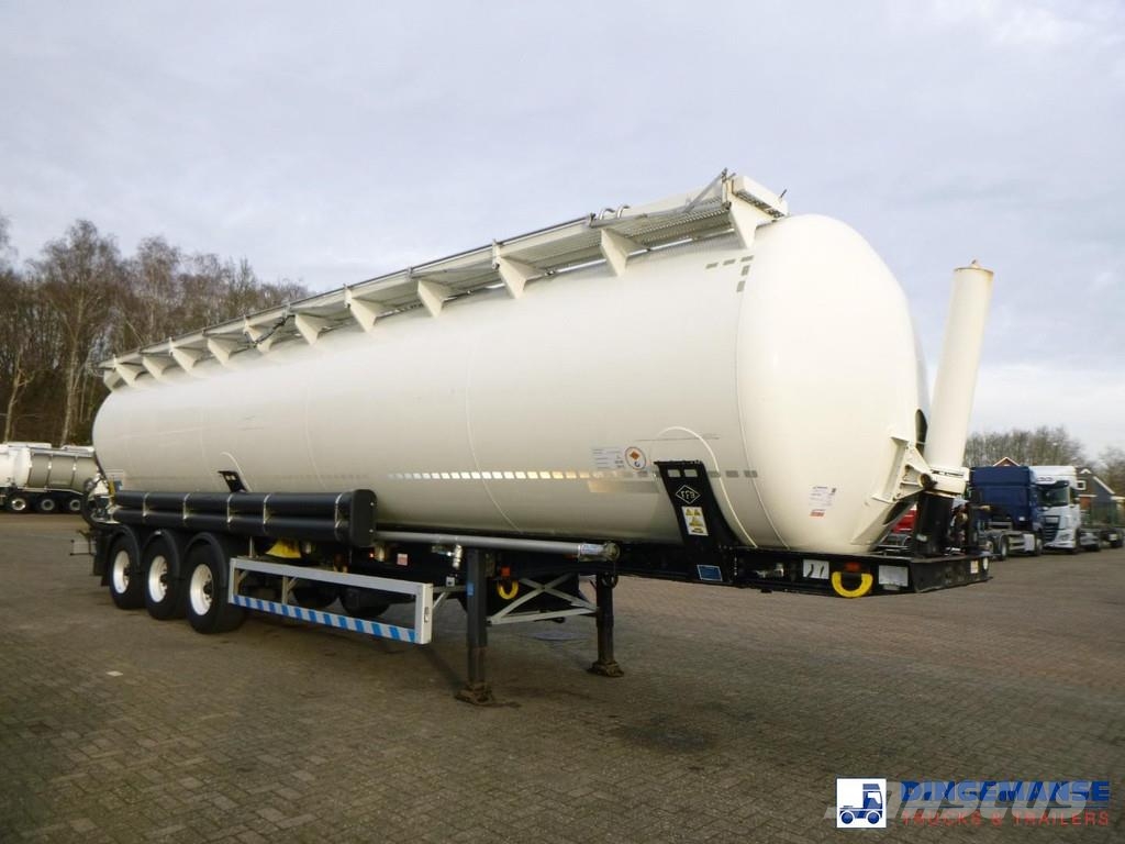 Feldbinder Powder tank alu 63 m3 (tipping) Tanktrailer