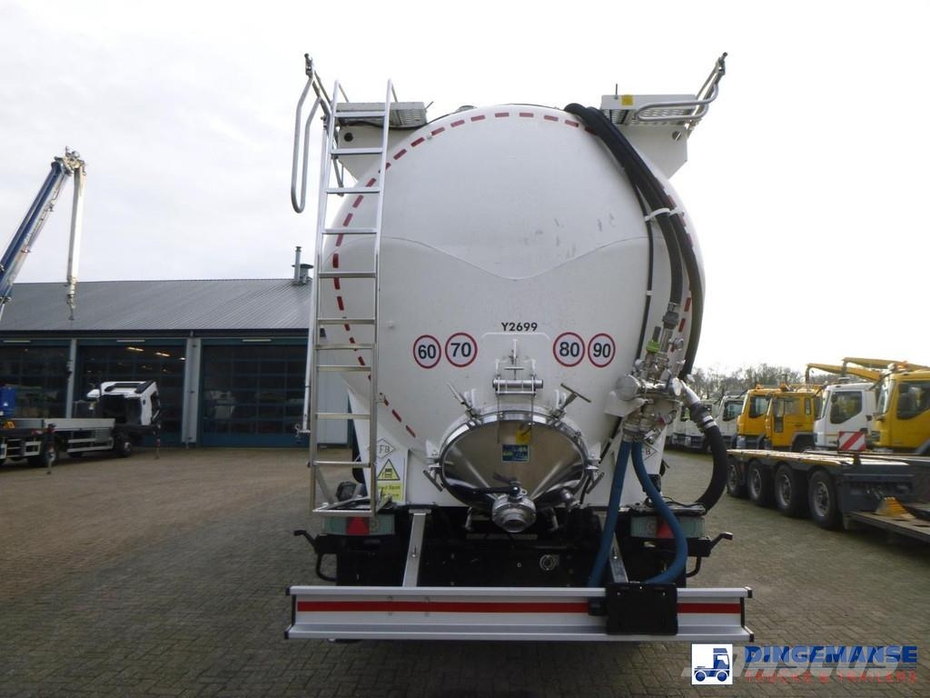 Feldbinder Powder tank alu 63 m3 (tipping) Tanktrailer