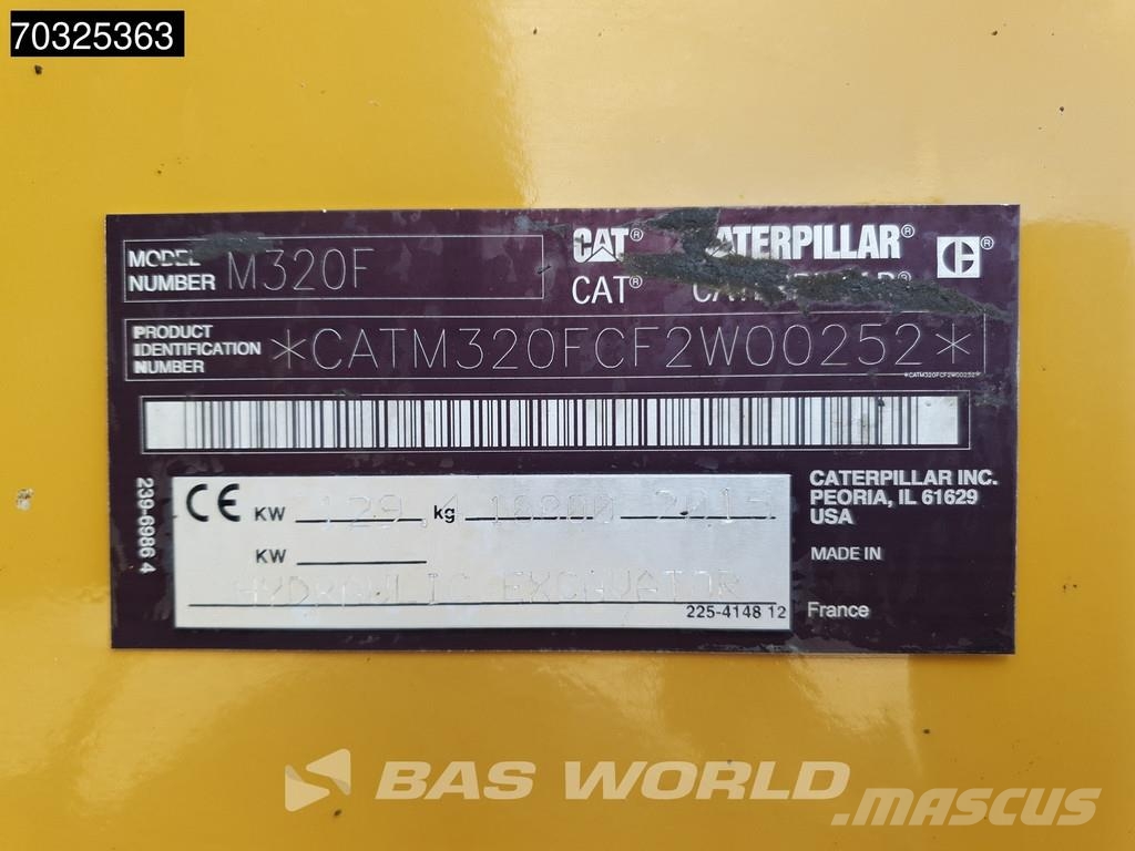 CAT M320 F Ratiniai ekskavatoriai