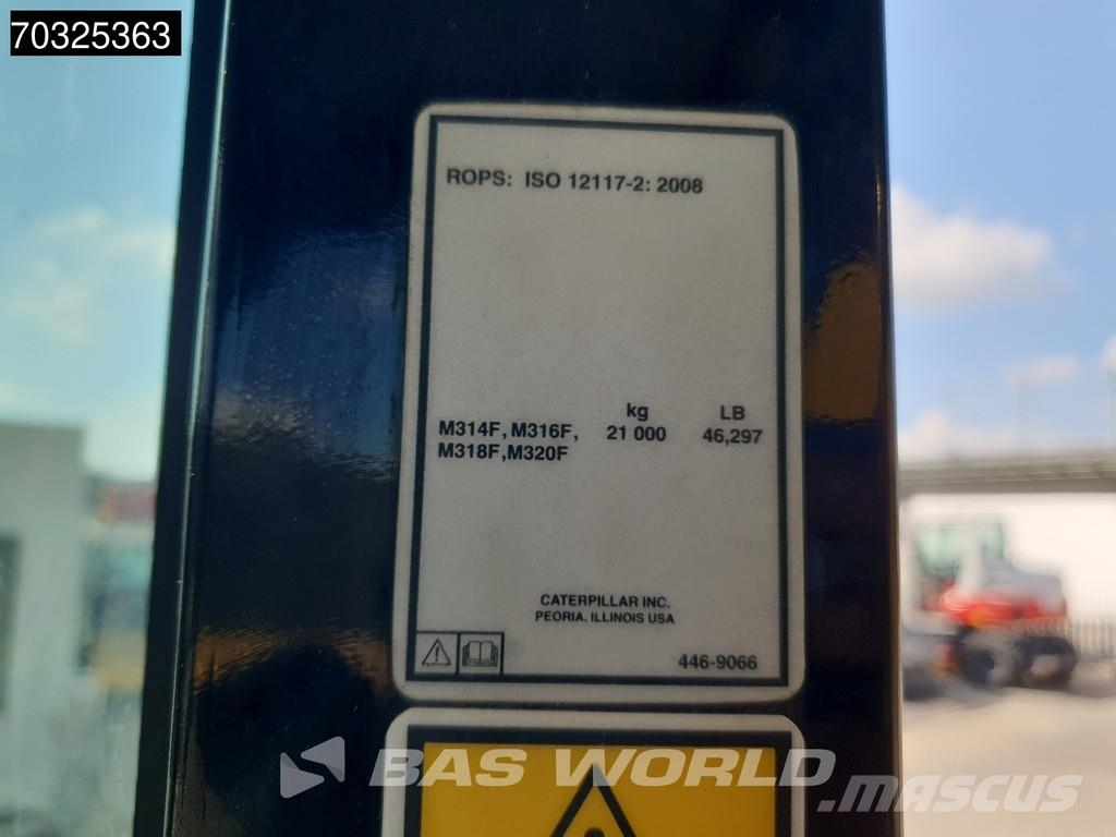 CAT M320 F Ratiniai ekskavatoriai