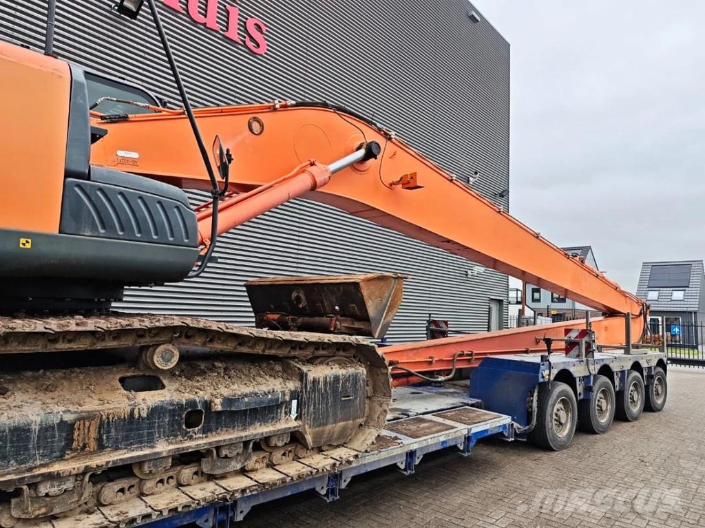 Hitachi ZX 350 LCN-5B Long Reach 22 meter Topcon Laser sys Raupenbagger