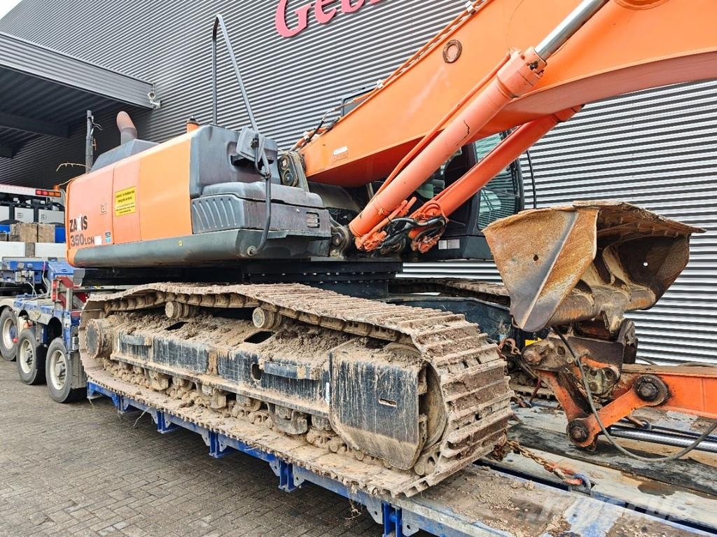 Hitachi ZX 350 LCN-5B Long Reach 22 meter Topcon Laser sys Raupenbagger