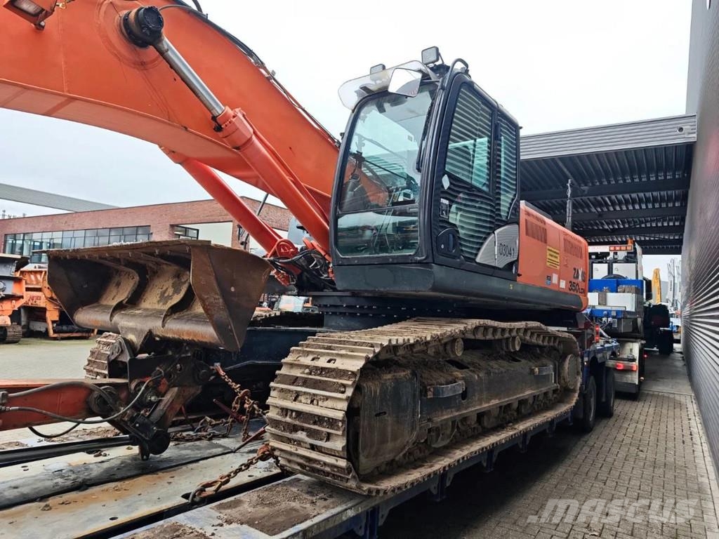 Hitachi ZX 350 LCN-5B Long Reach 22 meter Topcon Laser sys Raupenbagger