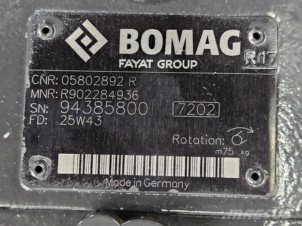Bomag 05802892R-Rexroth R902284936-Drive pump/Fahrpumpe Υδραυλικά