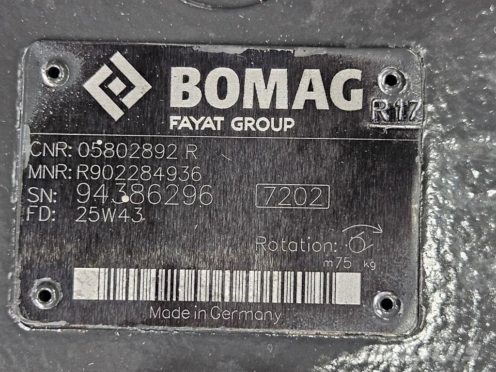 Bomag 05802892R-Rexroth R902284936-Drive pump/Fahrpumpe Υδραυλικά