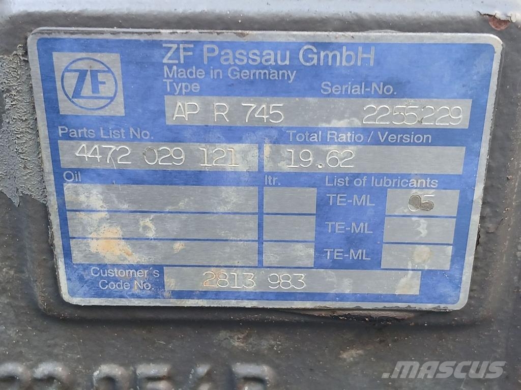Volvo L40B-TP Speeder-2813983 / 4472029121-Axle/Achse/As Ejes