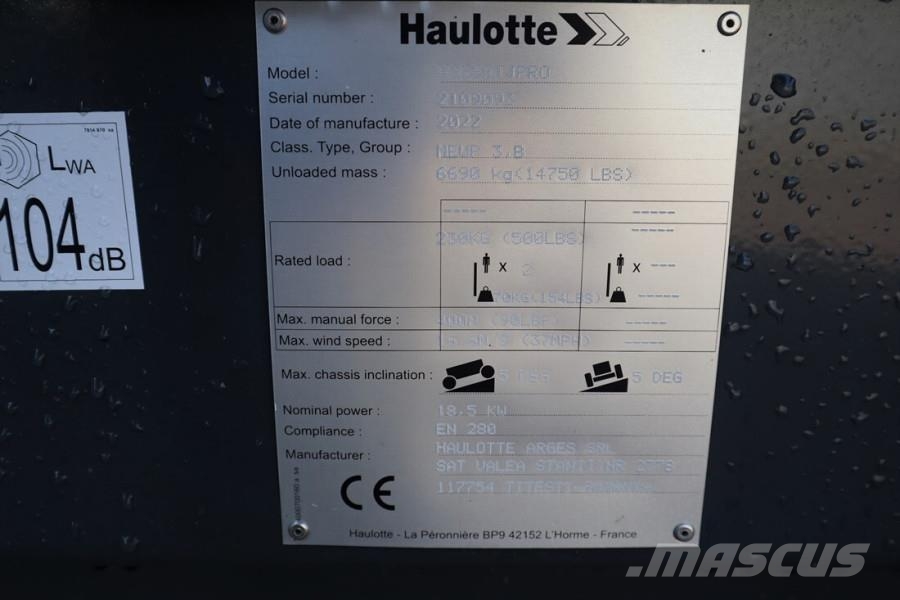 Haulotte HA16RTJ Pro Valid Inspection, *Guarantee! Diesel, Leddede bomlifter