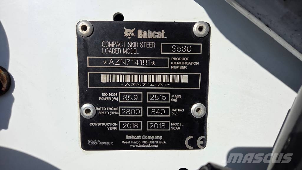 Bobcat S 530 Lietoti riteņu kompaktiekrāvēji