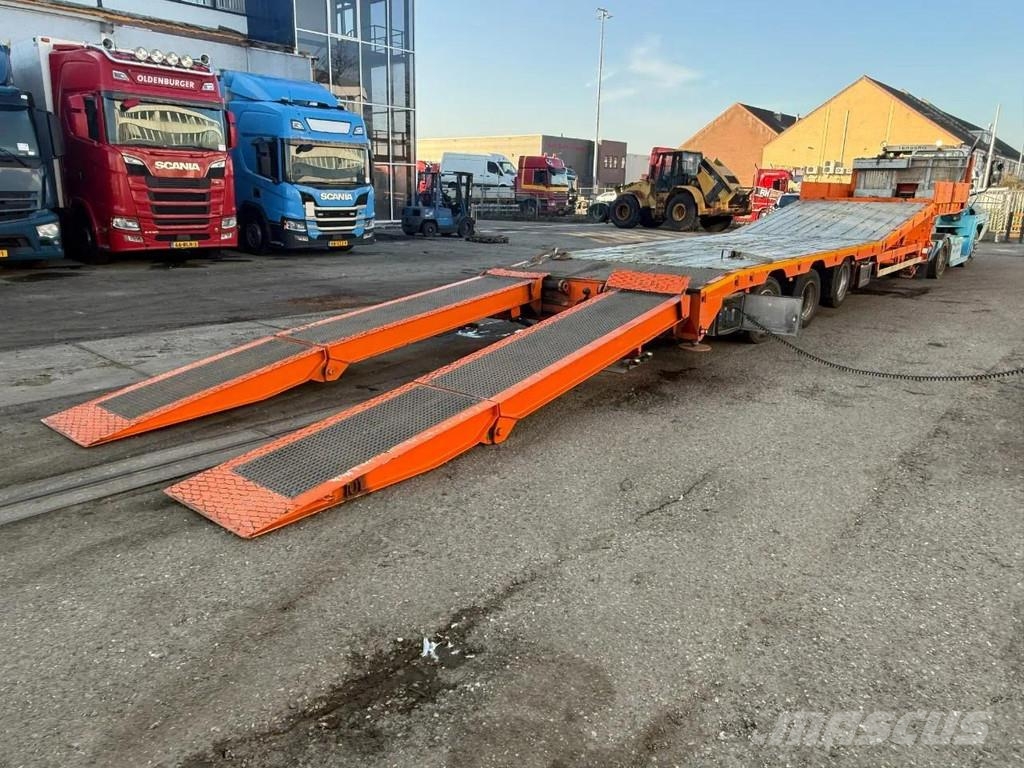 Meusburger MTS 3 2 AXLE FORCED STEERING,1 LIFT AXLE, DOUBLE H Low loader-semi-trailers